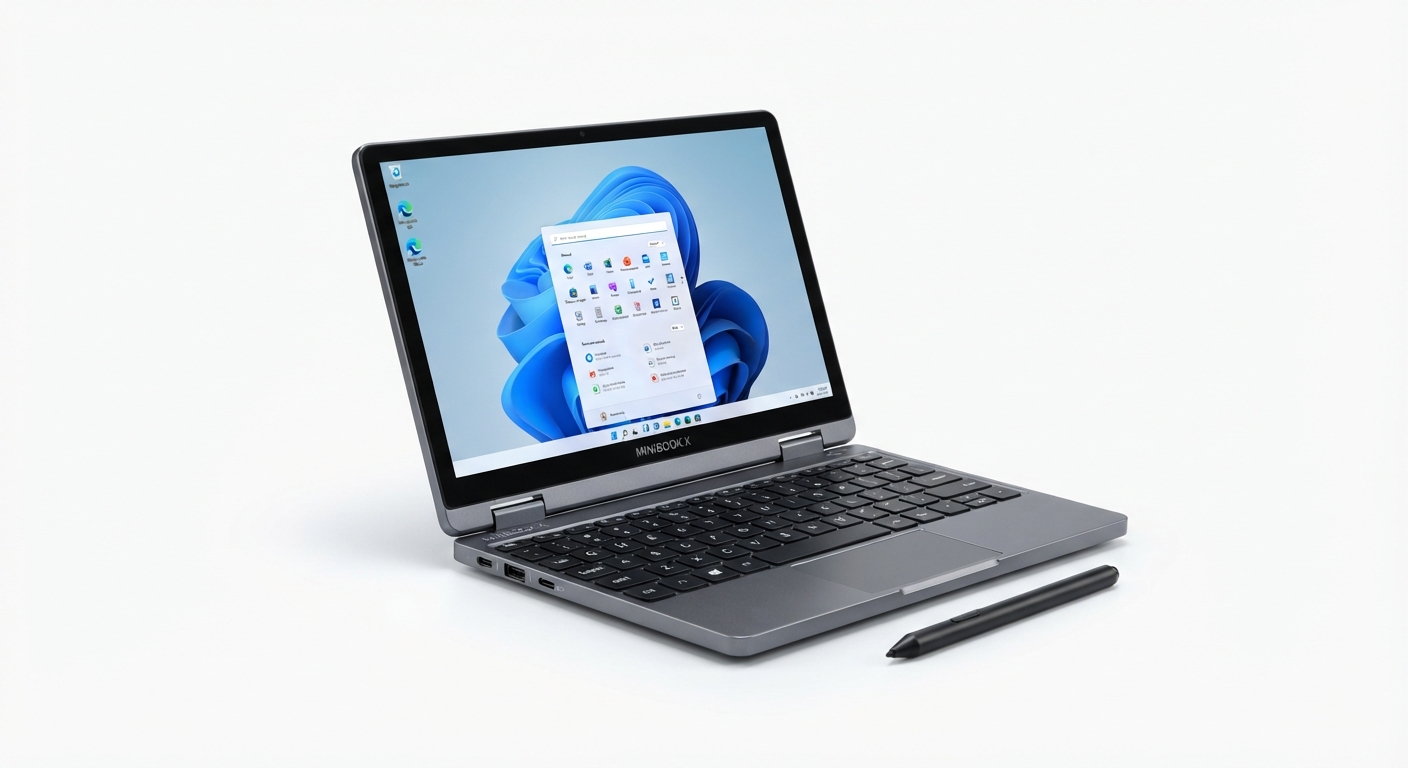 CHUWI MiniBook X N150 Laptop 2 en 1, 10.51" Pantalla, 16GB RAM, 512GB SSD, Intel N100, Windows 11