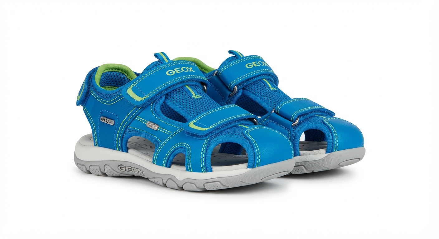 Geox J Sandalia Fusbetto Niños Azure - Cómodas y Ajustables