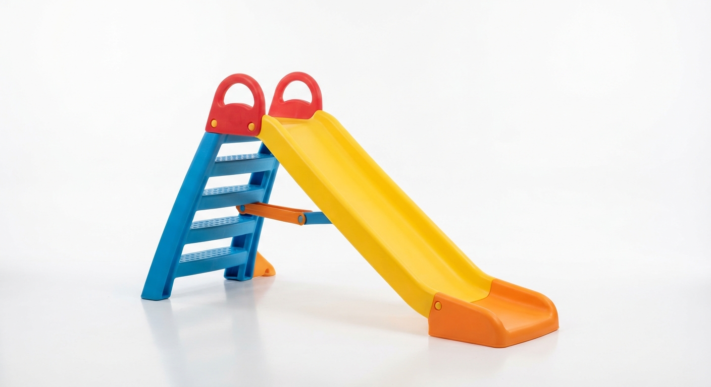 Tobogán Infantil Plegable HOMCOM para Niños de 3 a 6 Años