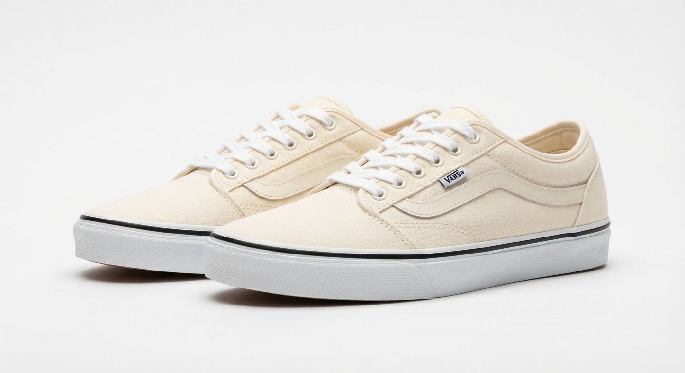 Vans Vero LS Zapatillas de Lona para Mujer, Color Crema