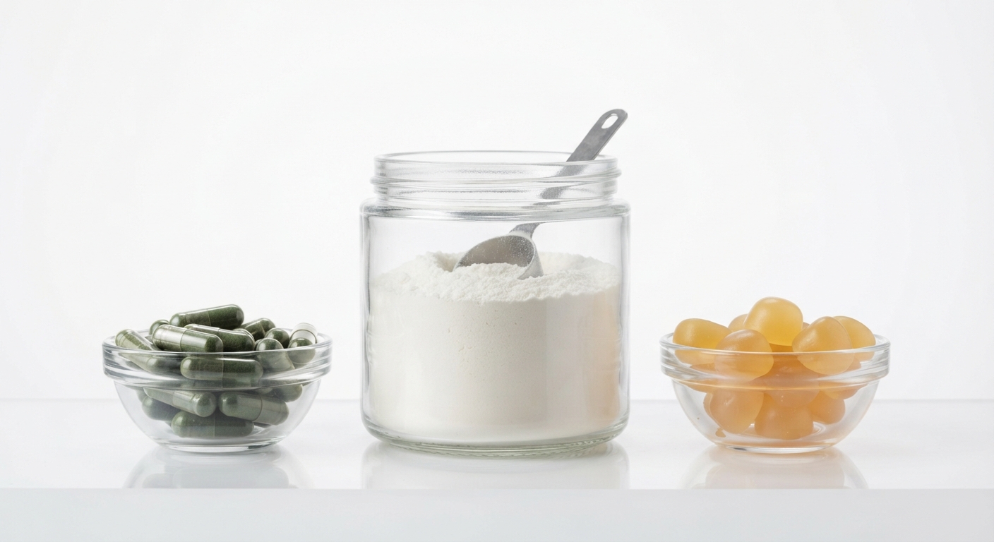 Creatina Monohidratada Micronizada en Polvo, Cápsulas y Gominolas
