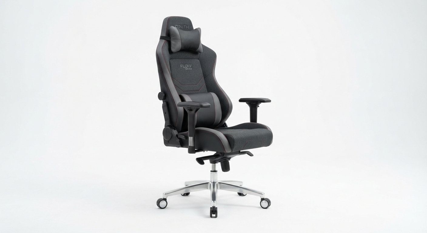 Silla Gaming T-Lovendo Ergonómica con Soporte Lumbar y Cervical