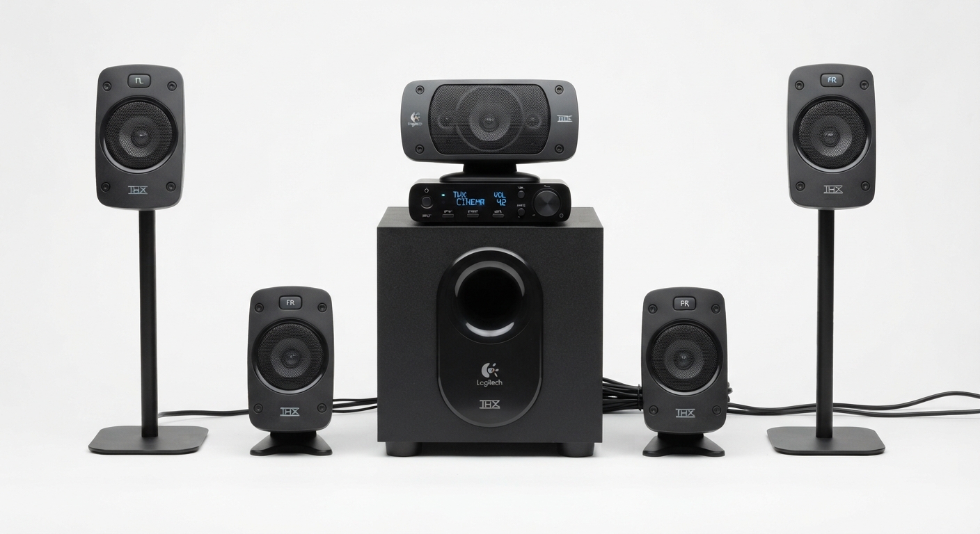 Sistema de Altavoces Logitech Z906 5.1 THX 1000W Pico