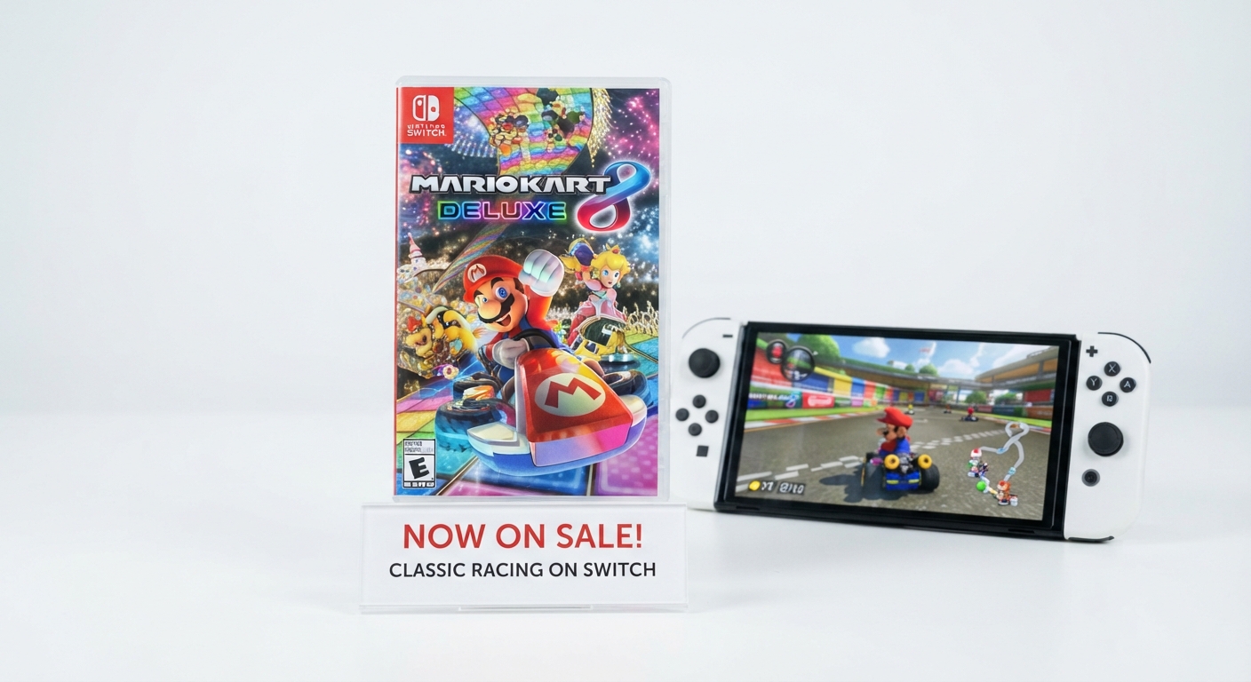 Mario Kart 8 Deluxe para Nintendo Switch - El Clásico de Carreras a Precio Rebajado