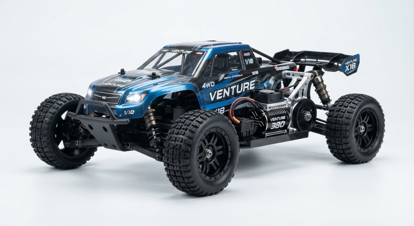 Asiento de Motor Ajustable y Refrigerado para Coche RC 4WD 1/18