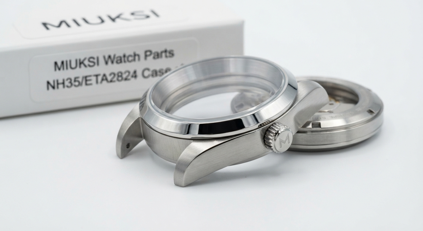 Caja de Reloj Miuksi 36/40mm con Cristal de Zafiro para Movimientos NH35, NH36, ETA2824 y más