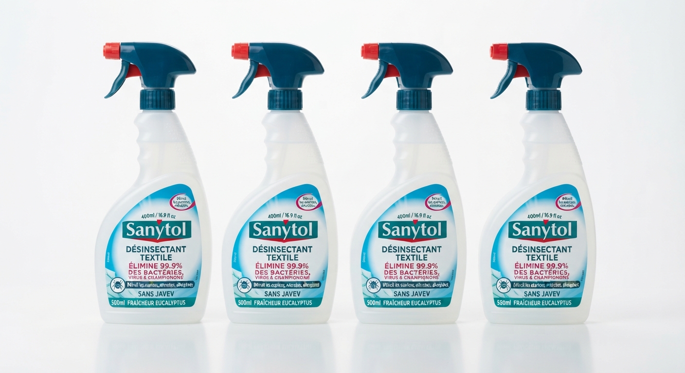 Pack 4 Botes Sanytol Desinfectante Textil 1200ml
