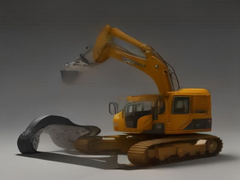 Miniexcavadora de Control Remoto 970 a Escala 1/50 con Luces