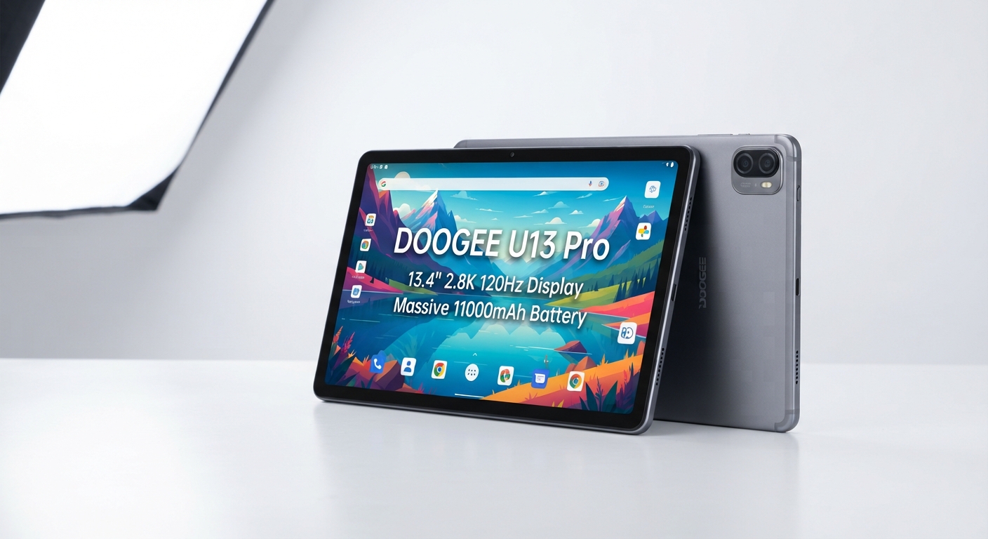 DOOGEE U13 Pro Tablet 13.4" 120Hz 6GB+256GB con Batería 11.000mAh