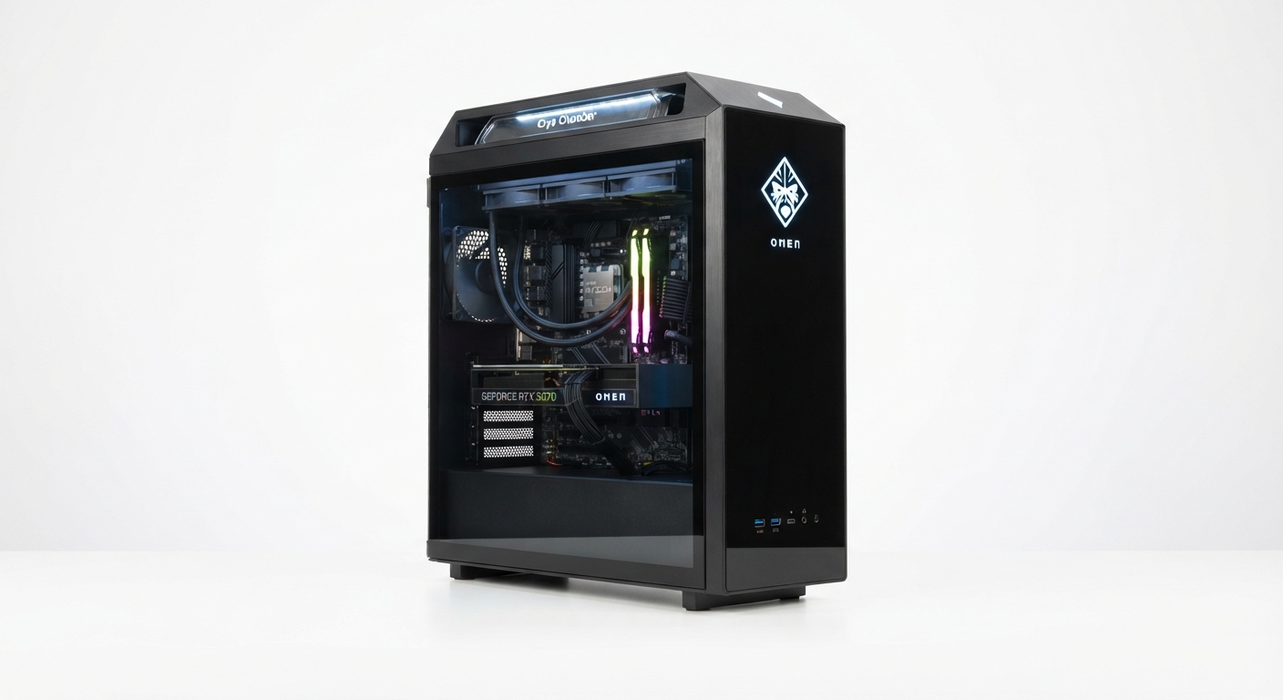 HP OMEN MAX 45L GT23-0001ns Gaming PC AMD Ryzen 7 9800X3D RTX 5070