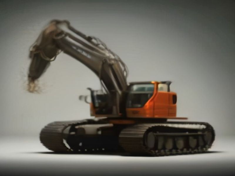 Excavadora de Metal HUINA Upgrade 580 1/14 - Modelo Eléctrico RC con Garra 360°