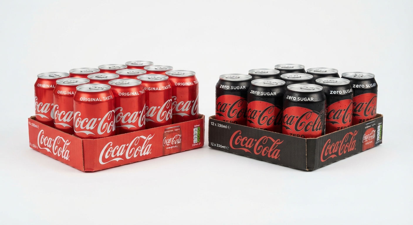 Pack Coca-Cola Zero Azúcar 24x330ml + Coca-Cola Original 48x33cl