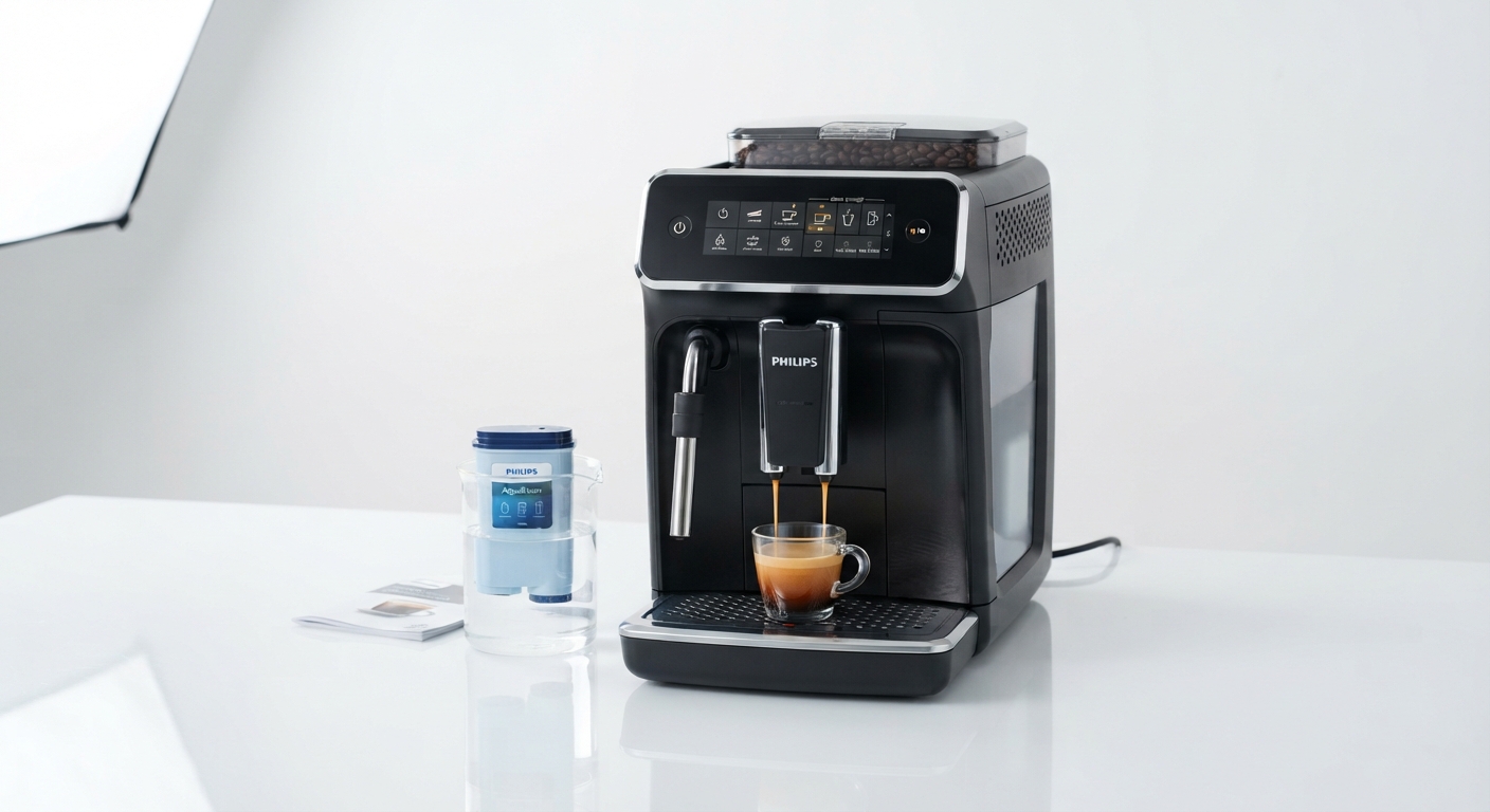 Cafetera Superautomática Philips EP2220/10 con Filtro Aquaclean