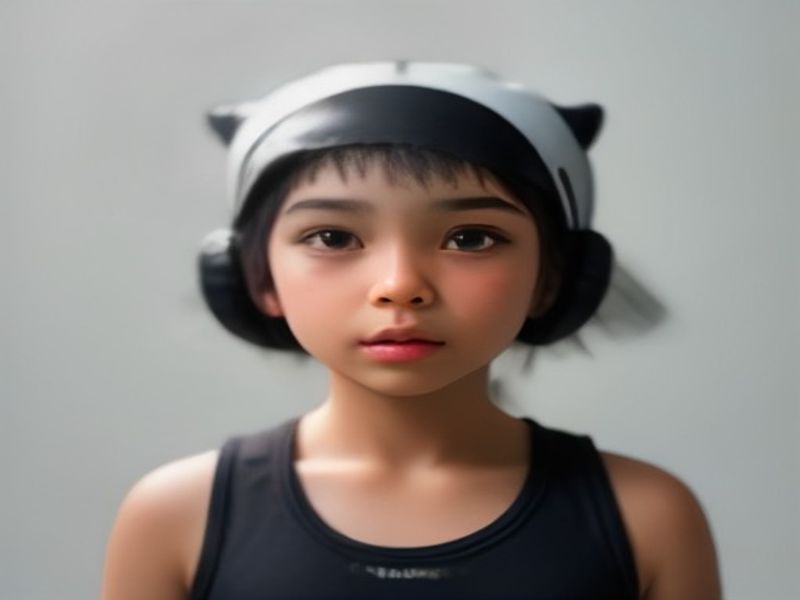 MoKo Diadema de Natación para Niños con Protección de Oídos (Dinosaurio Negro)