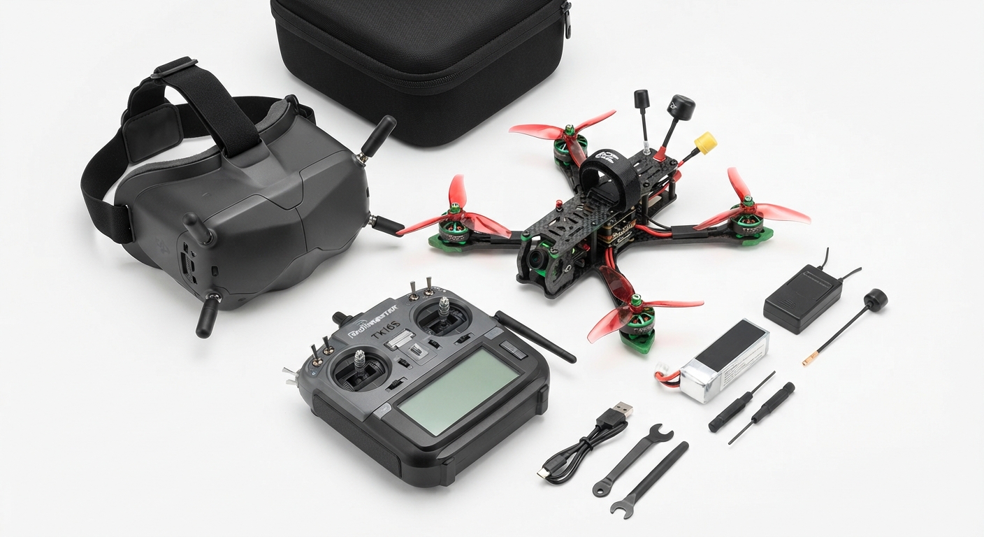 Kit Drone FPV AlfaRC Fi-25 con GPS y Cámara Caddx Nebula Vista