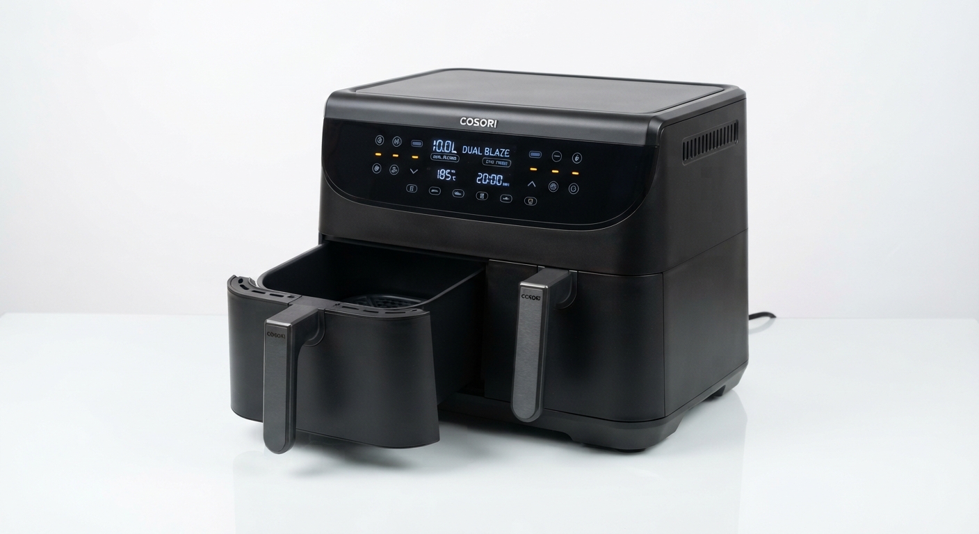 Cosori Freidora de Aire 10L Dual Blaze Twinfry Doble Cesta
