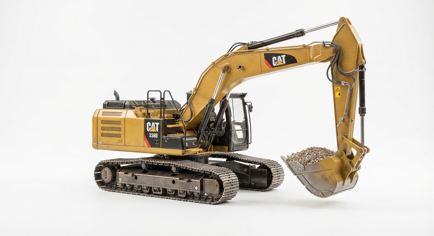 Excavadora RC LR914 4x4 RTR a Escala 1/14 con Motor Brushless y Sistema de Sonido