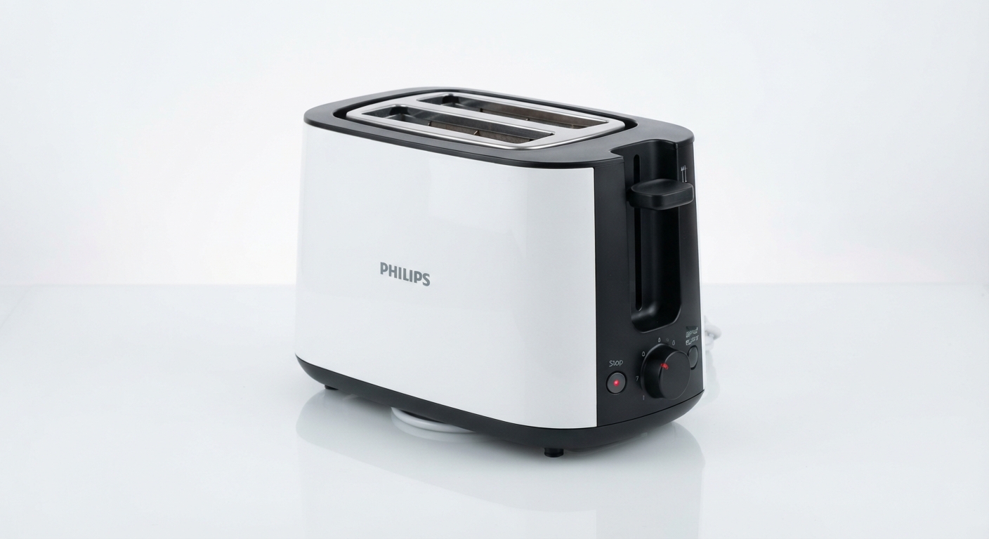 Philips Tostadora de Pan con 2 Ranuras y 8 Ajustes