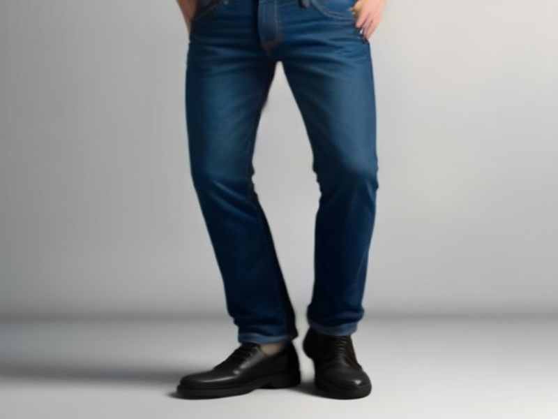 Pantalones Vaqueros Hombre Jack & Jones Tiro Alto Cremallera Ancho Normal