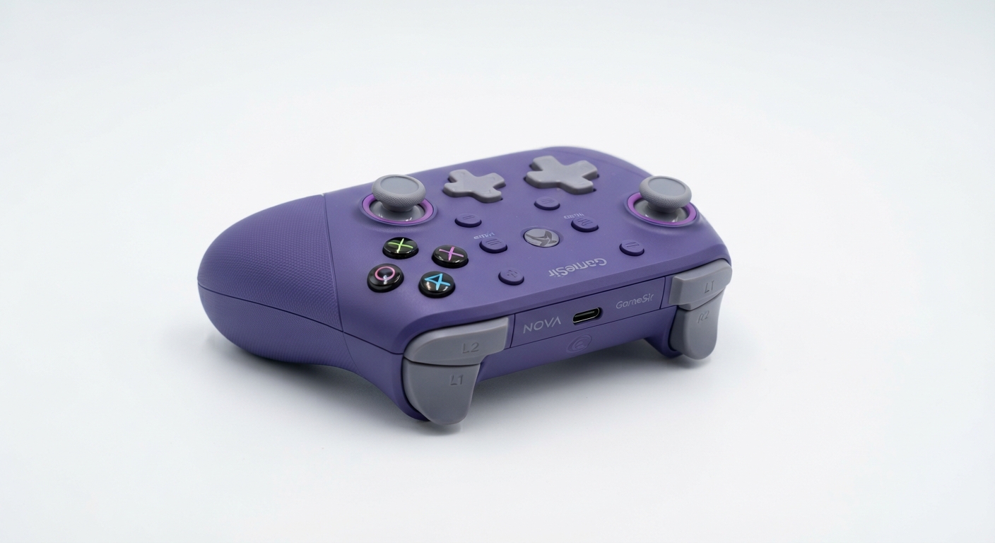GameSir NOVA Lite Gamepad: Conexión Tri-Mode y Analógicos Magnéticos para Switch, PC y Android