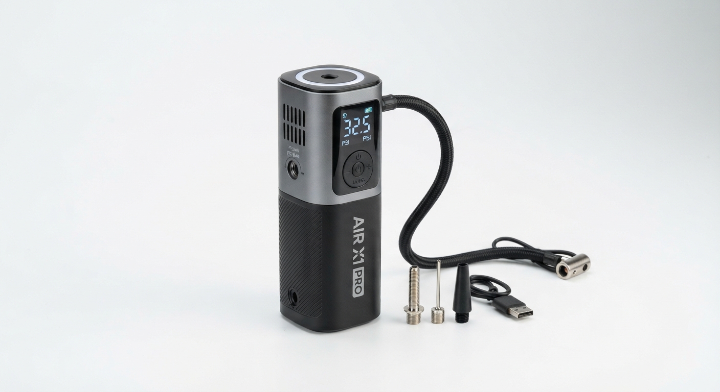 Mini Compresor Inalámbrico Portátil para Coche, Moto y Bicicleta