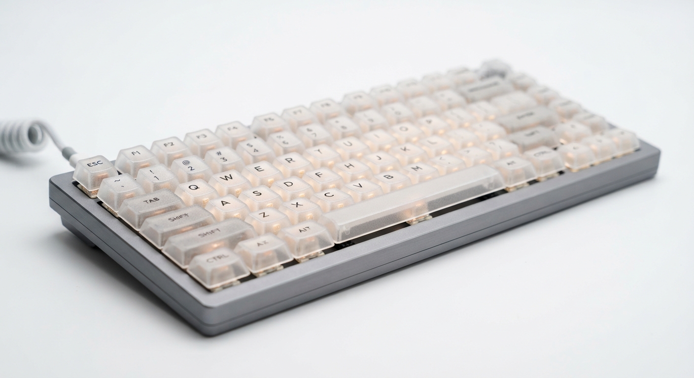Set 129 Teclas PBT Translucidas Grabadas Lateralmente para Teclados Mecánicos