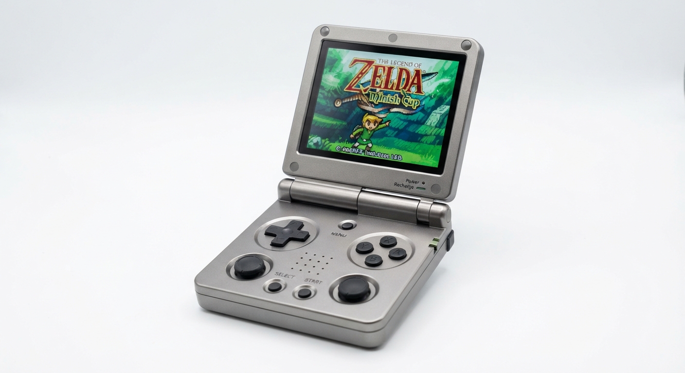 Consola Portátil ANBERNIC RG34XXSP - Estilo GBA SP con Sticks Analógicos
