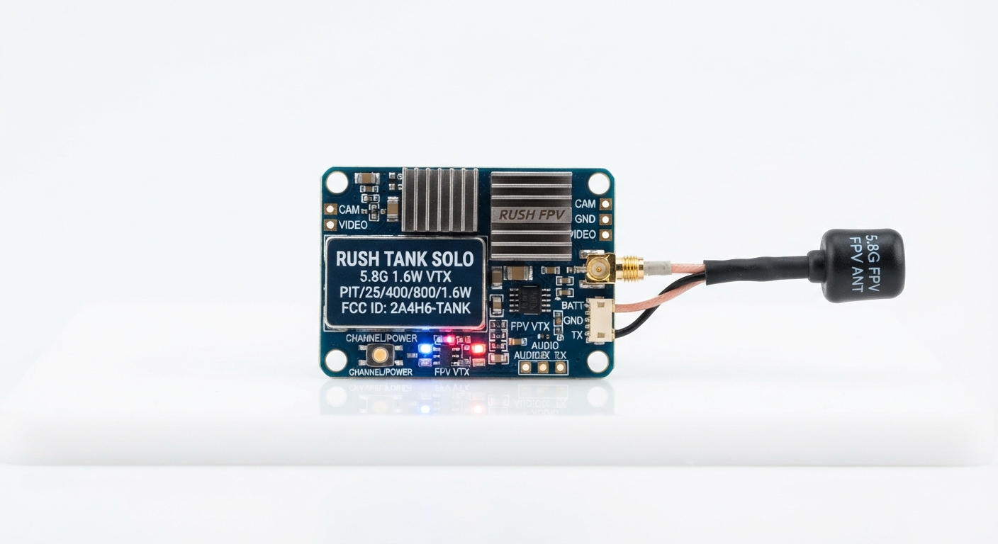 Transmisor VTX 5.8G 1.6W para Dron FPV de Alta Resolución