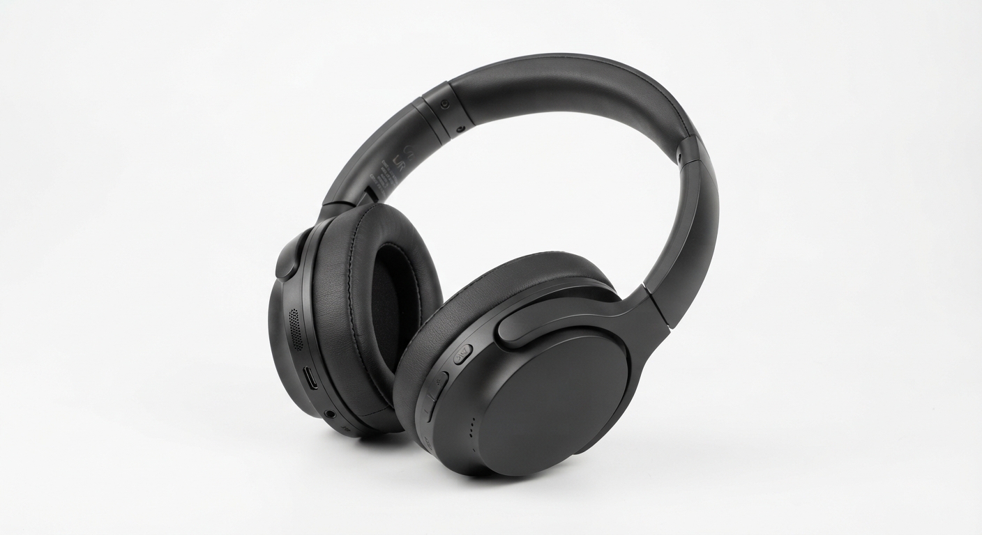 QCY H3S ANC Auriculares Bluetooth 6.0 con Cancelación de Ruido y Sonido Espacial LDAC