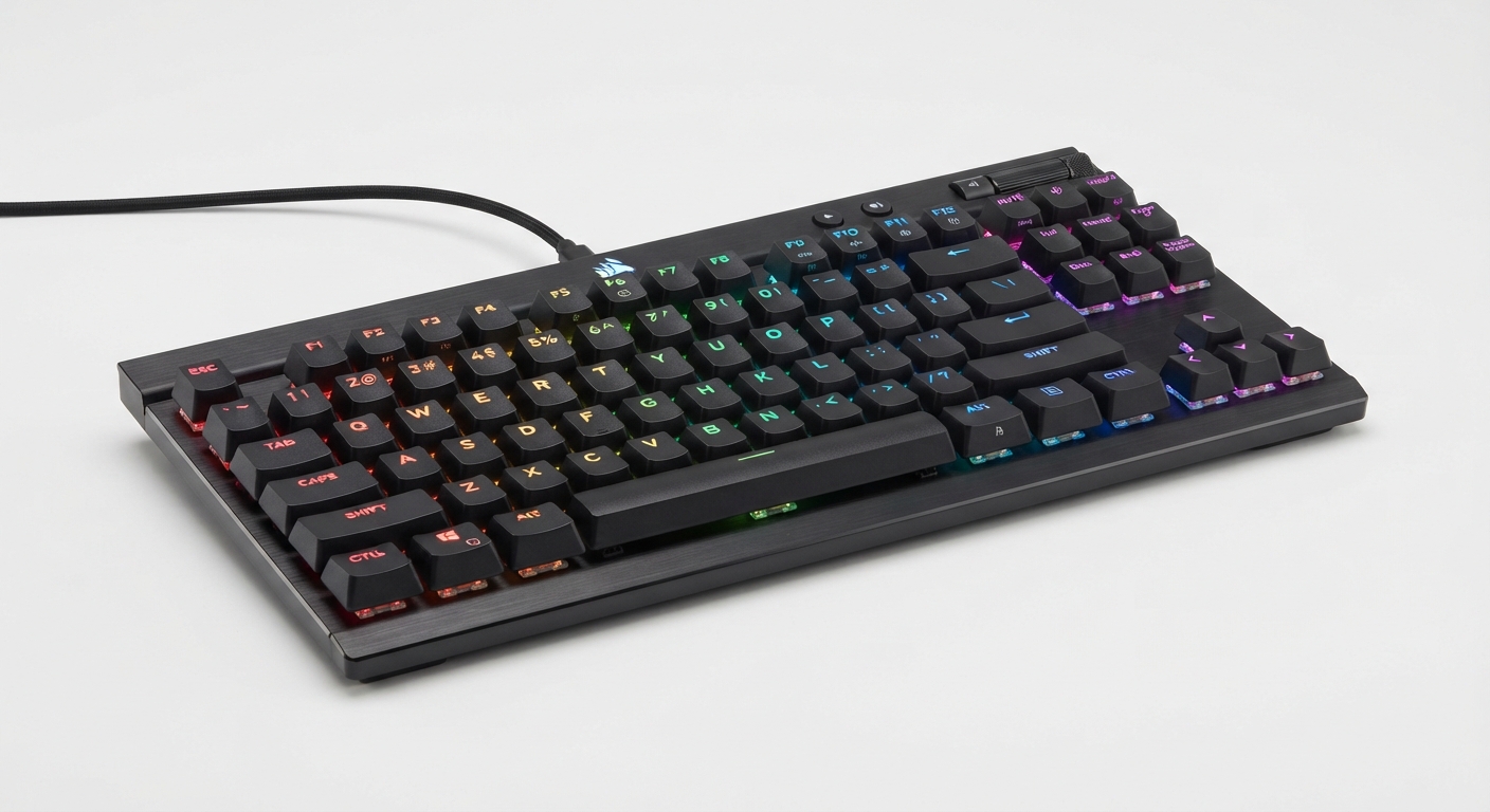 Teclado Gaming Corsair K70 CORE TKL Mecánico RGB - Negro