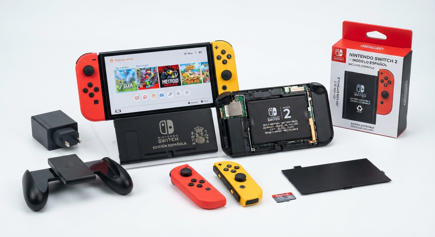 Nintendo Switch 2 Edición Española con Batería Extraíble