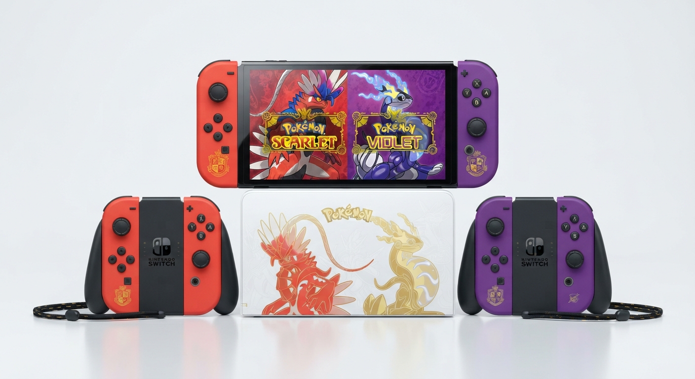 Nintendo Switch OLED Edición Especial Pokémon Scarlet & Violet