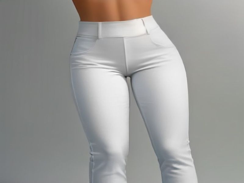 TWOTWINSTYLE Pantalones Negros Cruzados de Mujer - Estilo Urbano de Cintura Alta