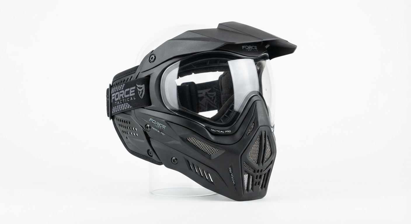 Máscara Protectora Táctica Completa para Airsoft, Paintball y Caza