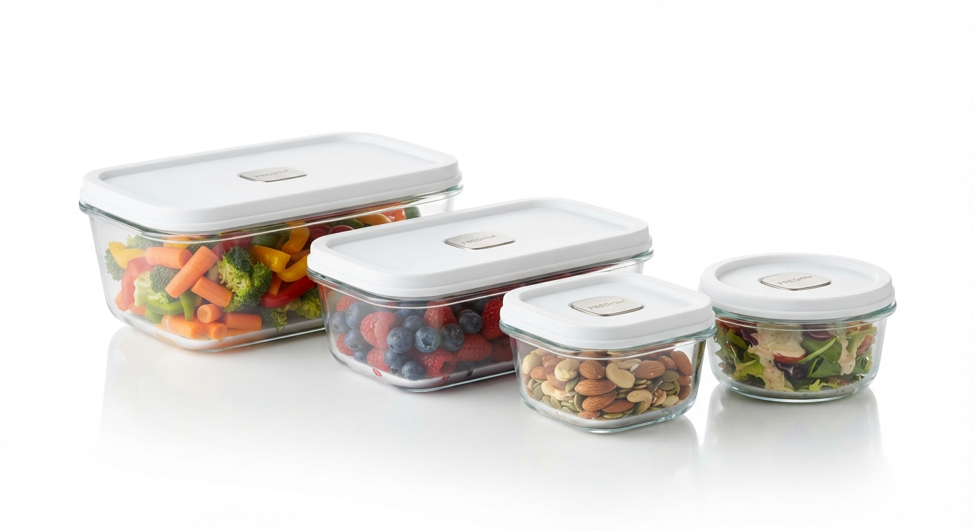 Set de Recipientes de Vidrio para Alimentos con Envío Desde España