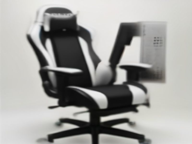 Silla de Juego Ergonómica Estilo Racing con Reposapiés y Masaje