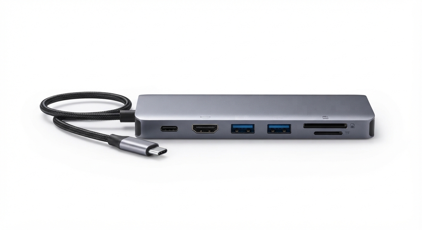 UGREEN Hub USB-C 4K60Hz con HDMI, USB 3.0, PD 100W, SD/TF para MacBook y Portátiles Tipo-C