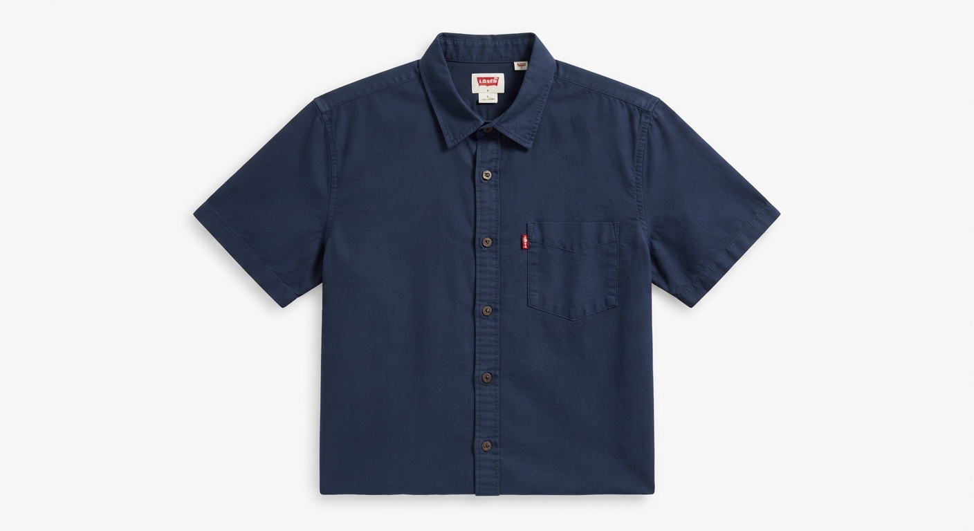 Camisa Levi's Manga Corta de Algodón para Hombre