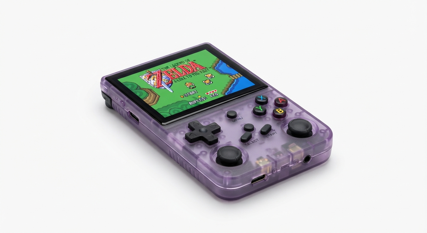 Consola Portátil ANBERNIC RG34XX para Emulación Retro con Pantalla IPS 3.5"
