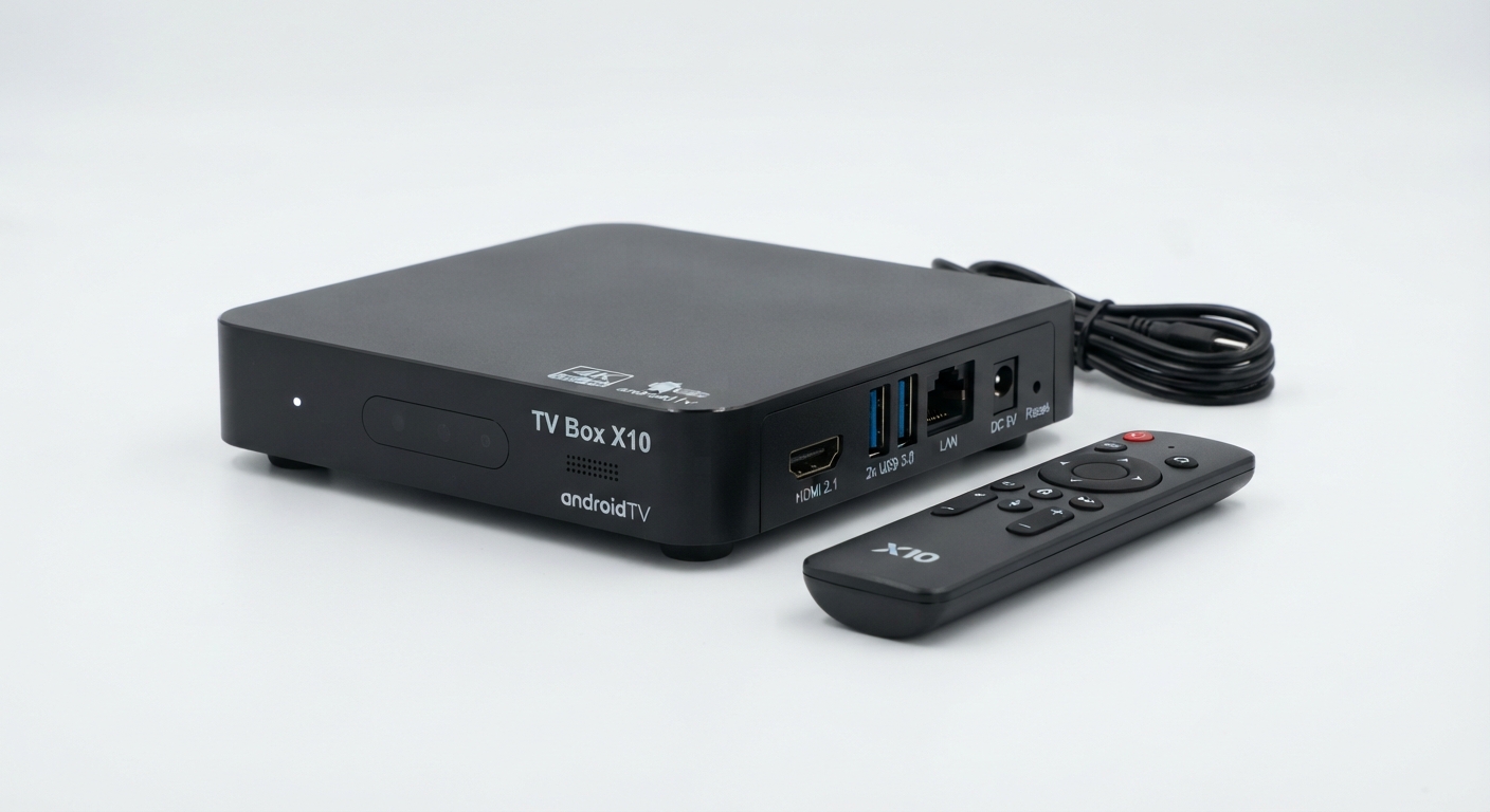 TV Box X10 Smart Android con WiFi 6 y 256GB