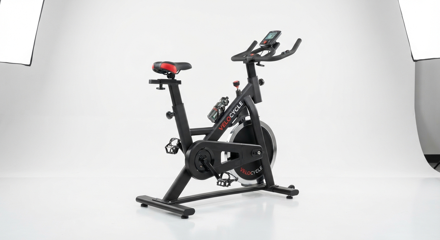 Bicicleta de Spinning Formill QK116C con Correa Silenciosa y Resistencia Ajustable