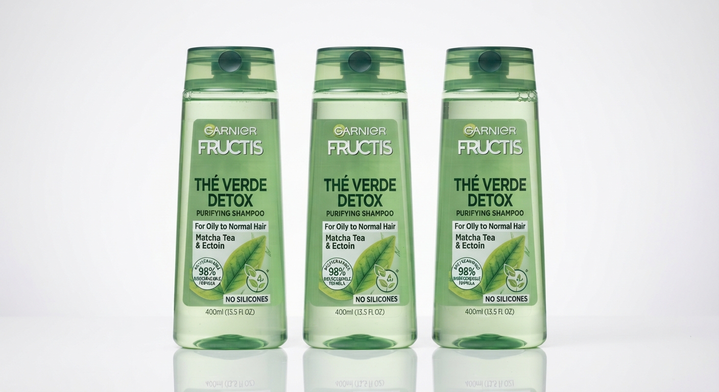 Pack 3 Champús Garnier Original Remedies Té Verde Detox 3x400ml