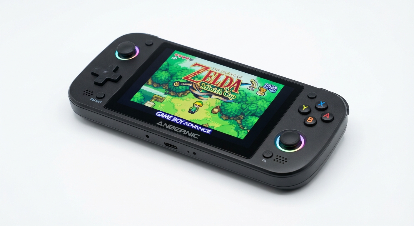 Anbernic RG556 Consola Retro Portátil AMOLED FullHD 5.4" con 128GB