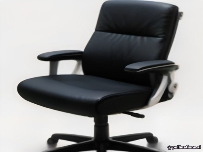 Silla de Oficina Ergonómica con Soporte Lumbar Giratoria