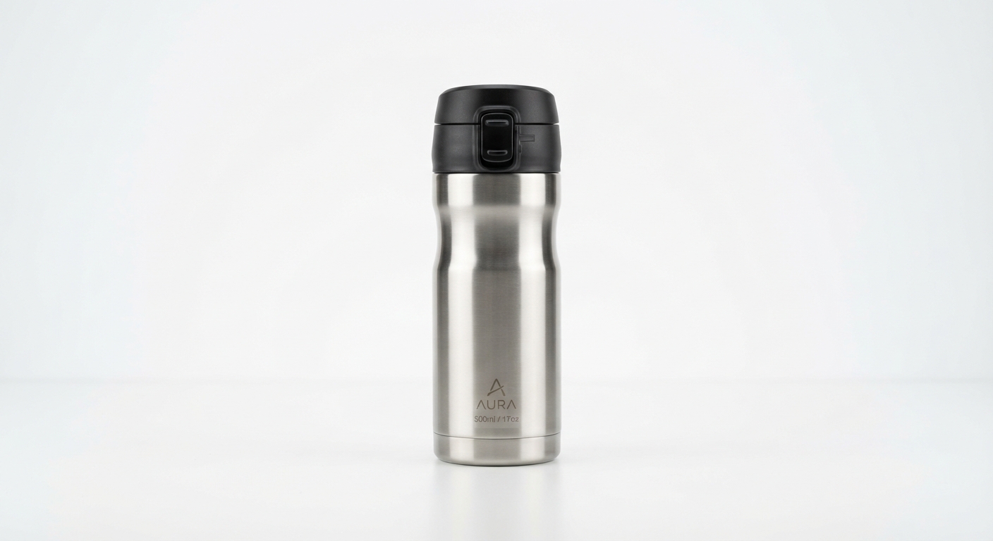 Lars Nysøm Taza Térmica Café 500ml Acero Inoxidable - Aislamiento Doble Pared