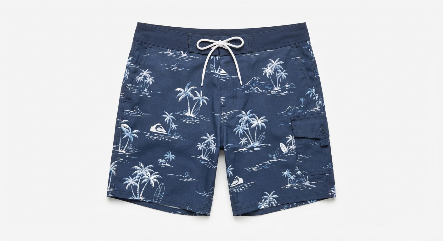 Quiksilver Short de Natación para Hombre - Bañador Secado Rápido y Tejido Reciclado