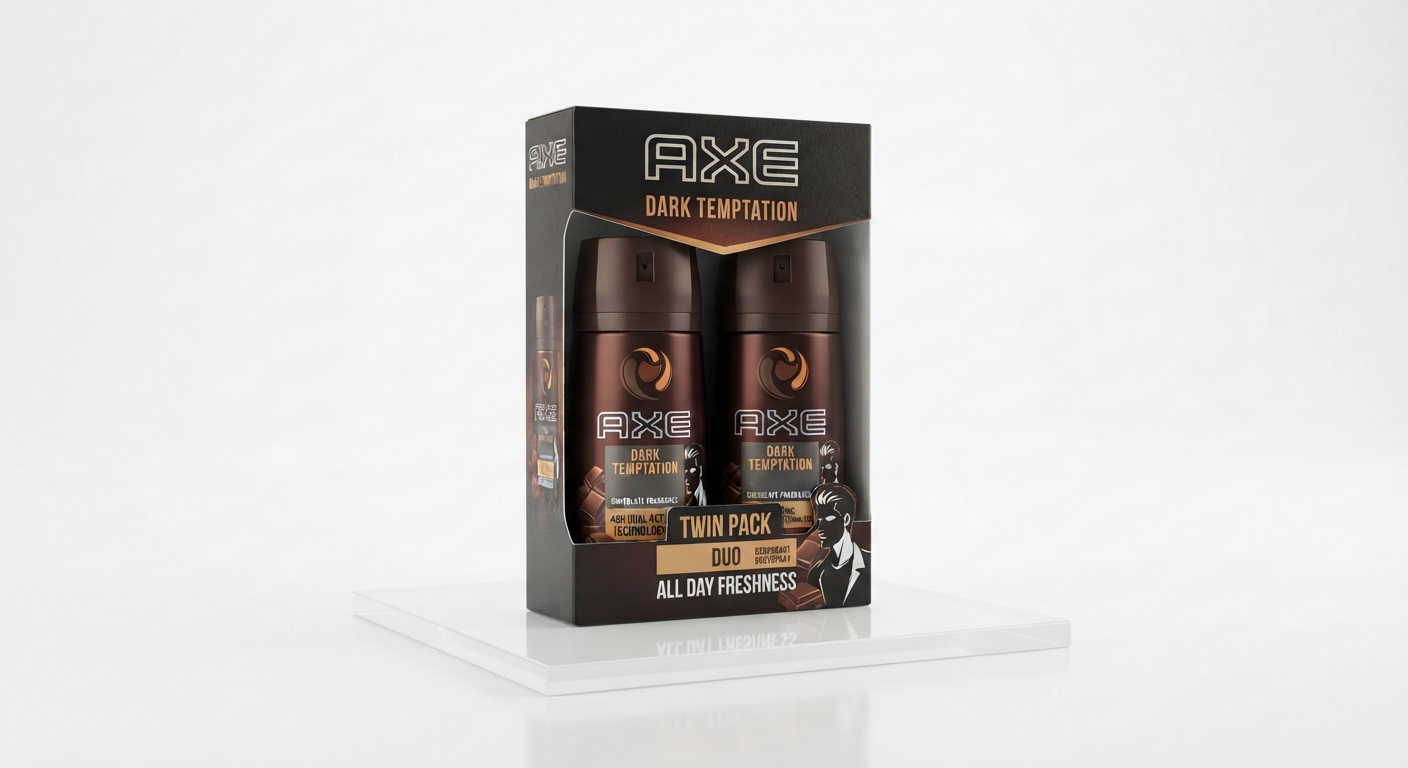 Pack Desodorantes Axe Dark Temptation 150ml x 2