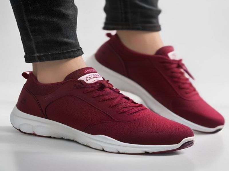Zapatillas Hombre Skechers Agoura Burdeos