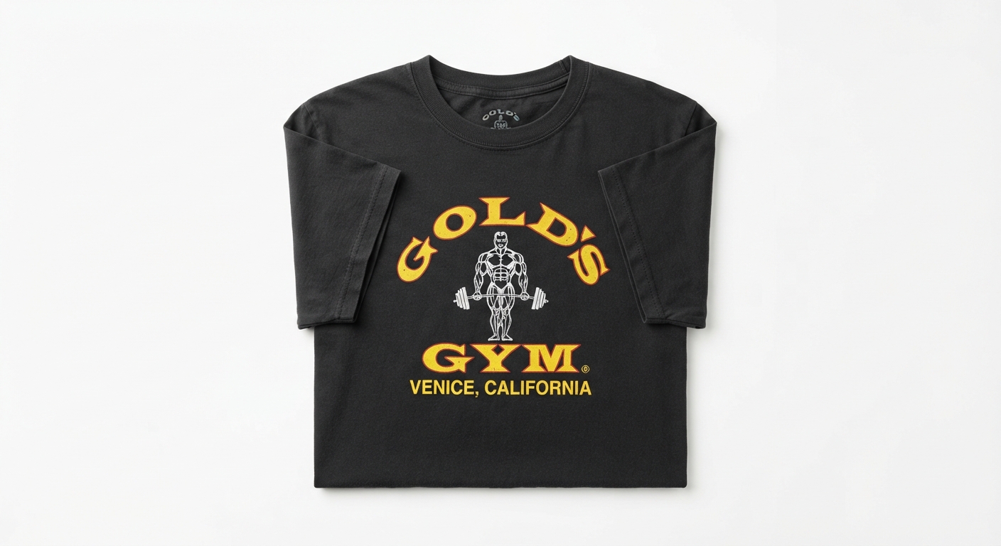 Camiseta Golds Gym Algodón para Entrenamiento Fitness