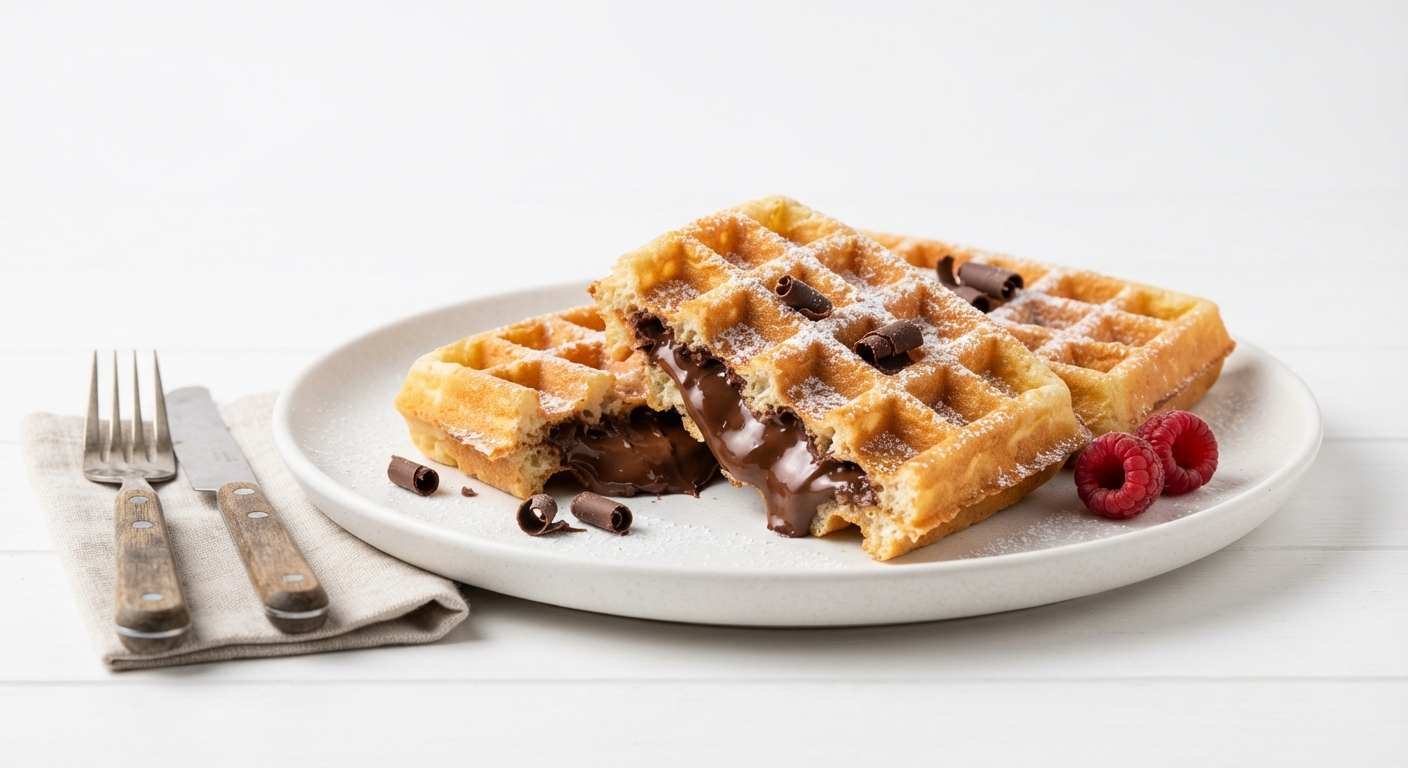 Gofres Waffy con Crema de Chocolate - Pack Ahorro 14 Unidades